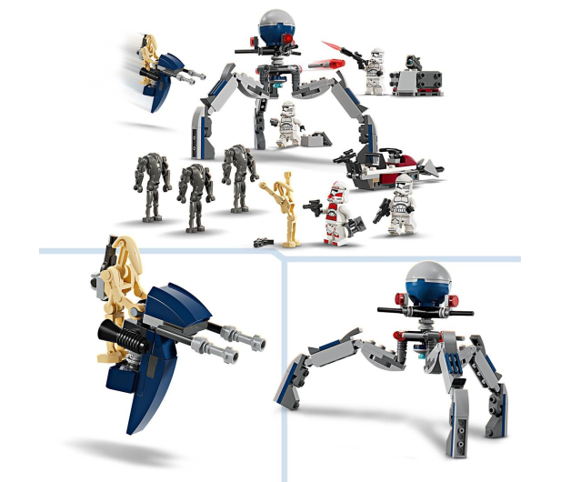 LEGO Star Wars™ 75372 Zestaw z żołnierzem armii klonów i droidem - 1203565 - zdjęcie 4